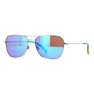 A3651Z New MAUI JIM Naauao Silver Polarised Square B675 17B Sunglasses Women